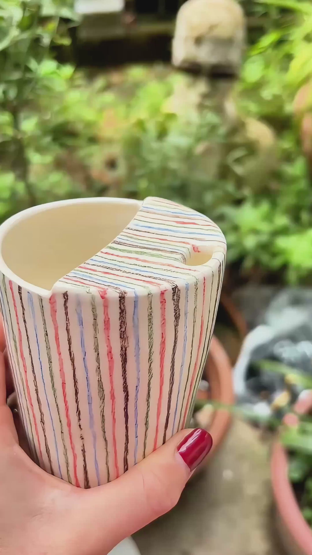 Stripes Travel Mug
